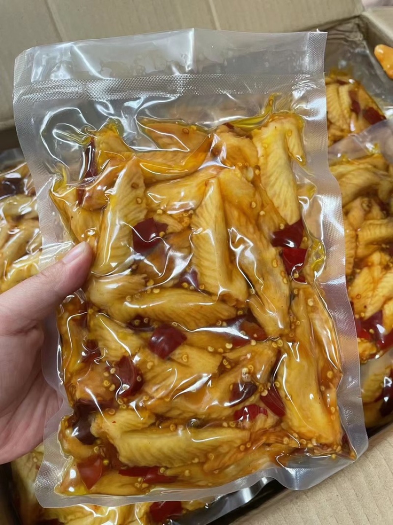 冷吃鸡翅，香辣鸡翅，开袋即食，真空包装，真空鸡翅