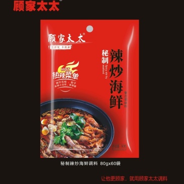 顾家太太辣炒海鲜调料包麻辣小龙虾酱料包香辣虾尾花甲田螺蟹