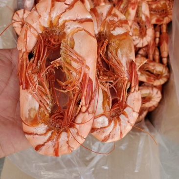 巨无霸烤虾九节虾斑节虾虾干即食海鲜干货海产品批发