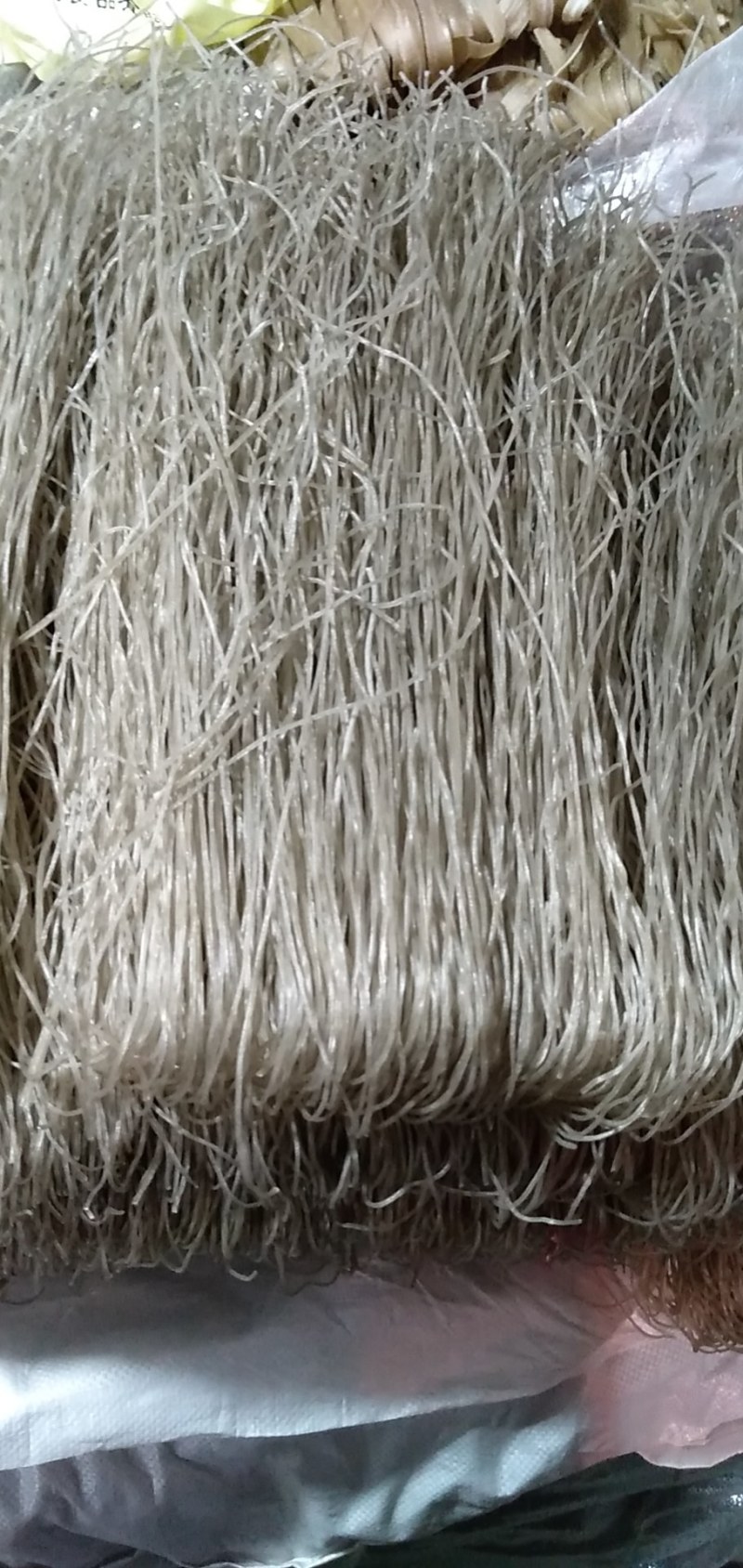 正宗纯手工红薯粉条，台州东滕特产绿豆面，红薯粉细丝