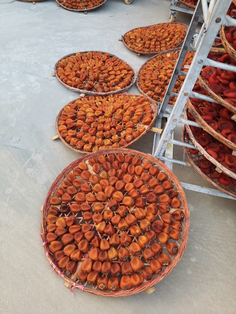 水晶柿饼，广西平乐柿饼恭城柿饼大量上市，中大饼源头加工厂