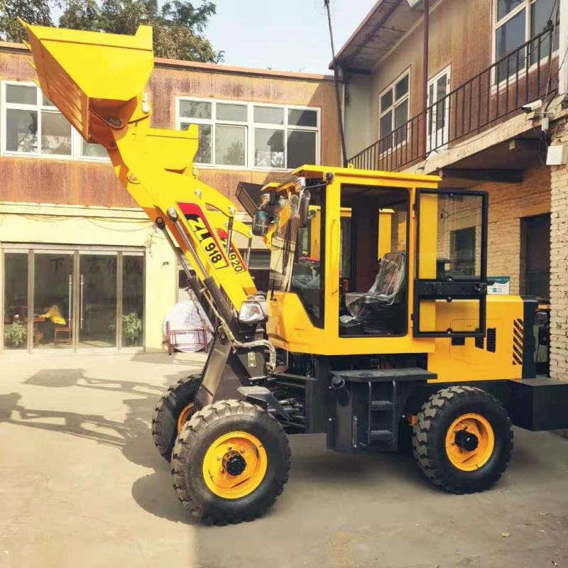 【小型铲车】柴油小型四驱铲车工程养殖农用抓草