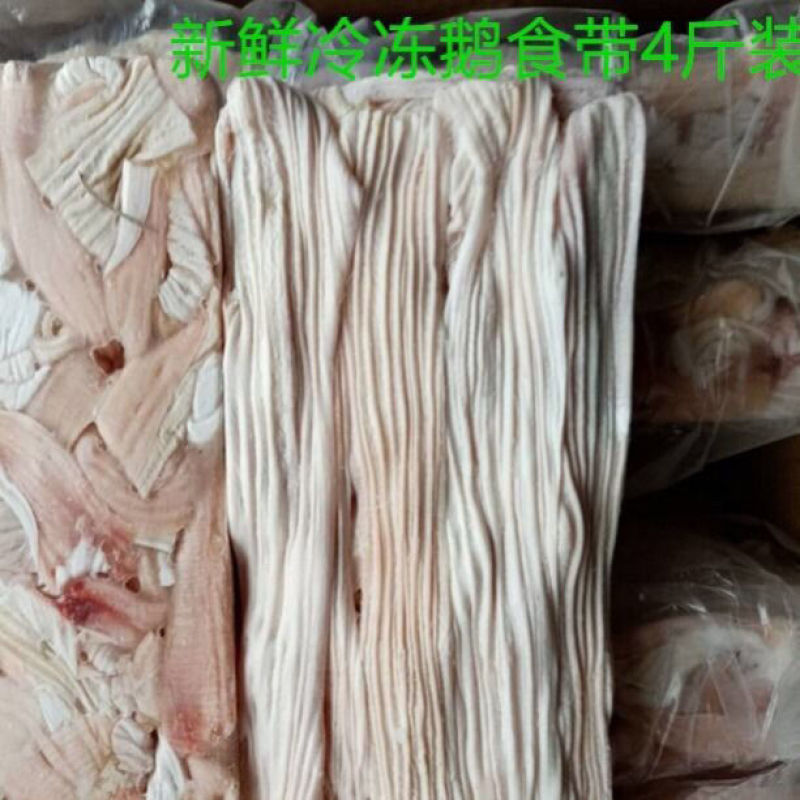 特价新鲜冷冻4斤鹅食带鹅肠火锅食材干净卫生批发全国包邮