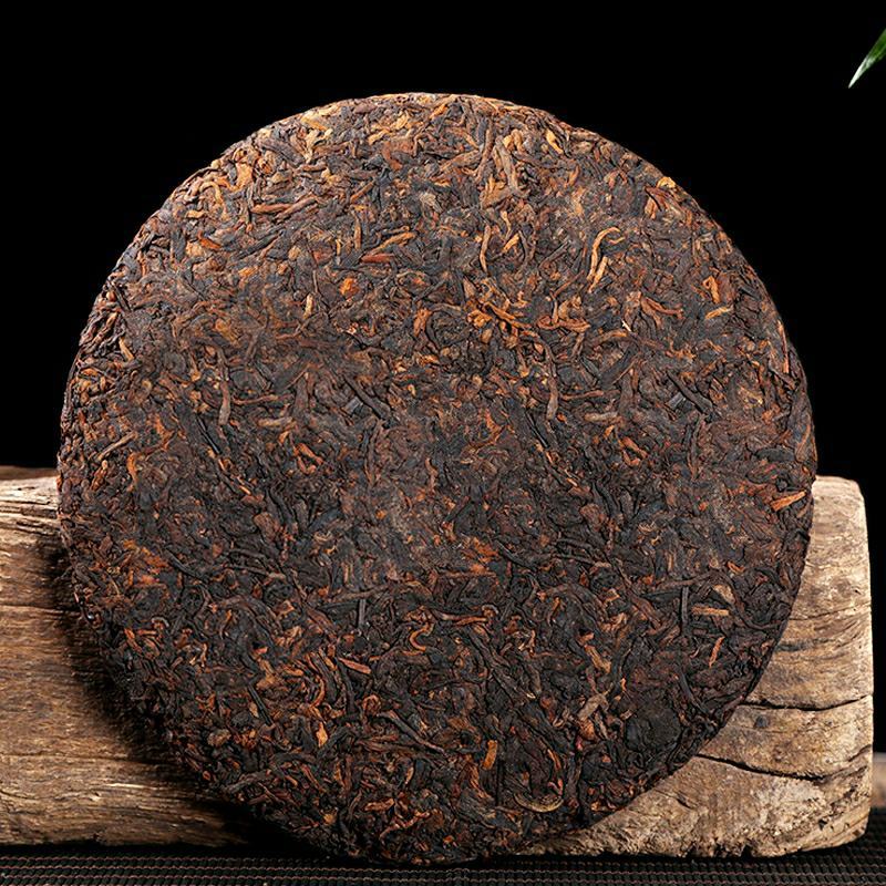云南普洱古树茶熟茶饼茶越陈越香正宗勐海七子饼茶357g