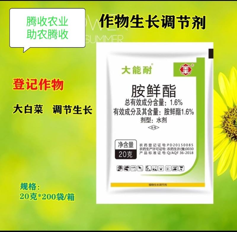 胺鲜酯调节作物生长促进营养吸收壮苗增产