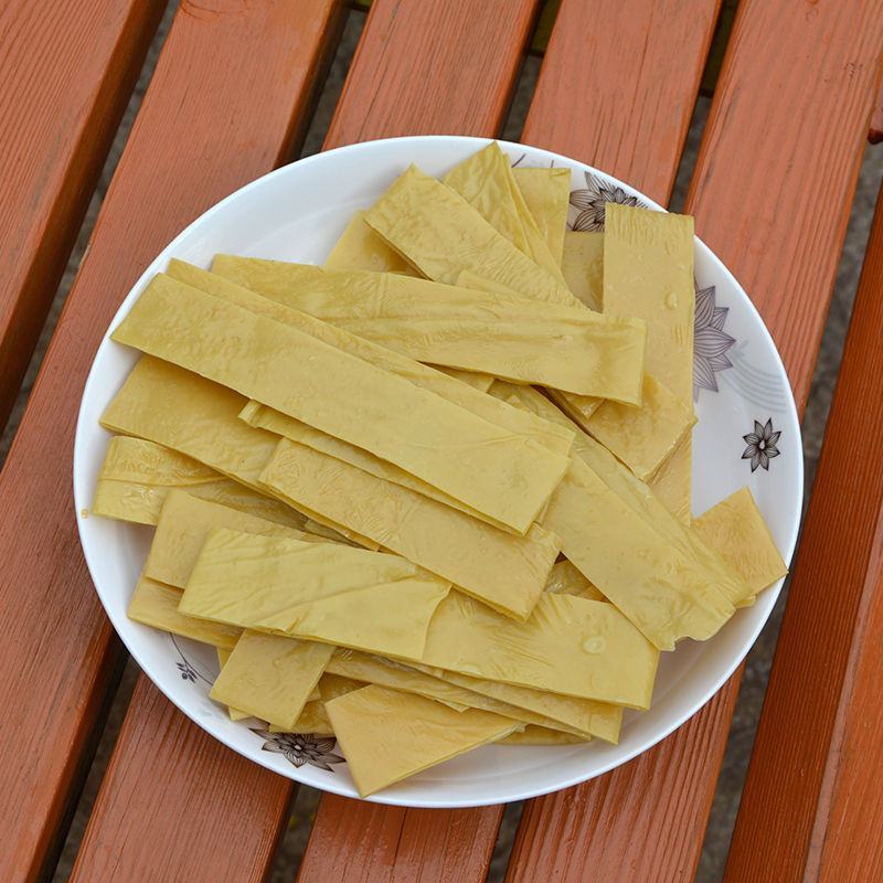纯手工免切地道云南风味豆皮豆皮条火锅涮锅标配