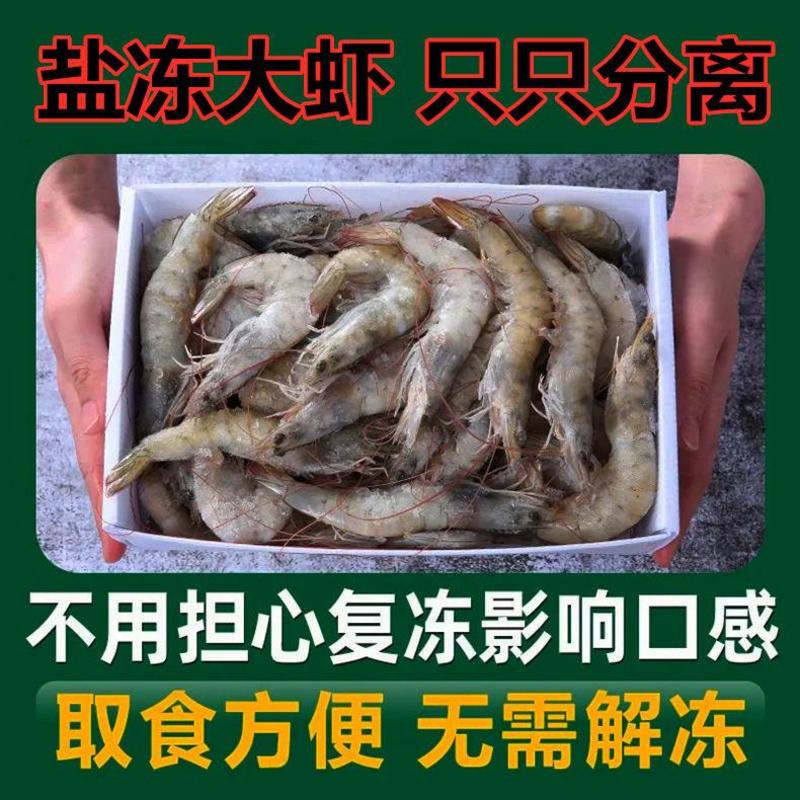 盐冻虾/南美白对虾/进口虾量大从优质量优先