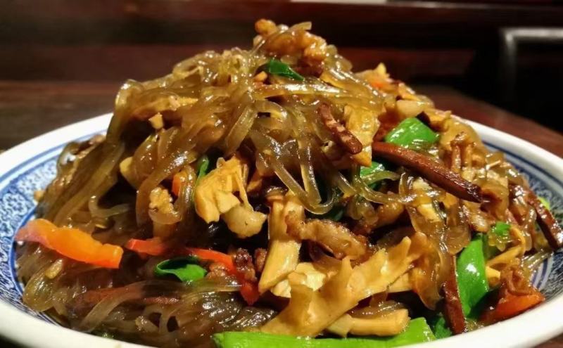 农家手工番薯粉丝，农家红薯制作，量大价格优惠