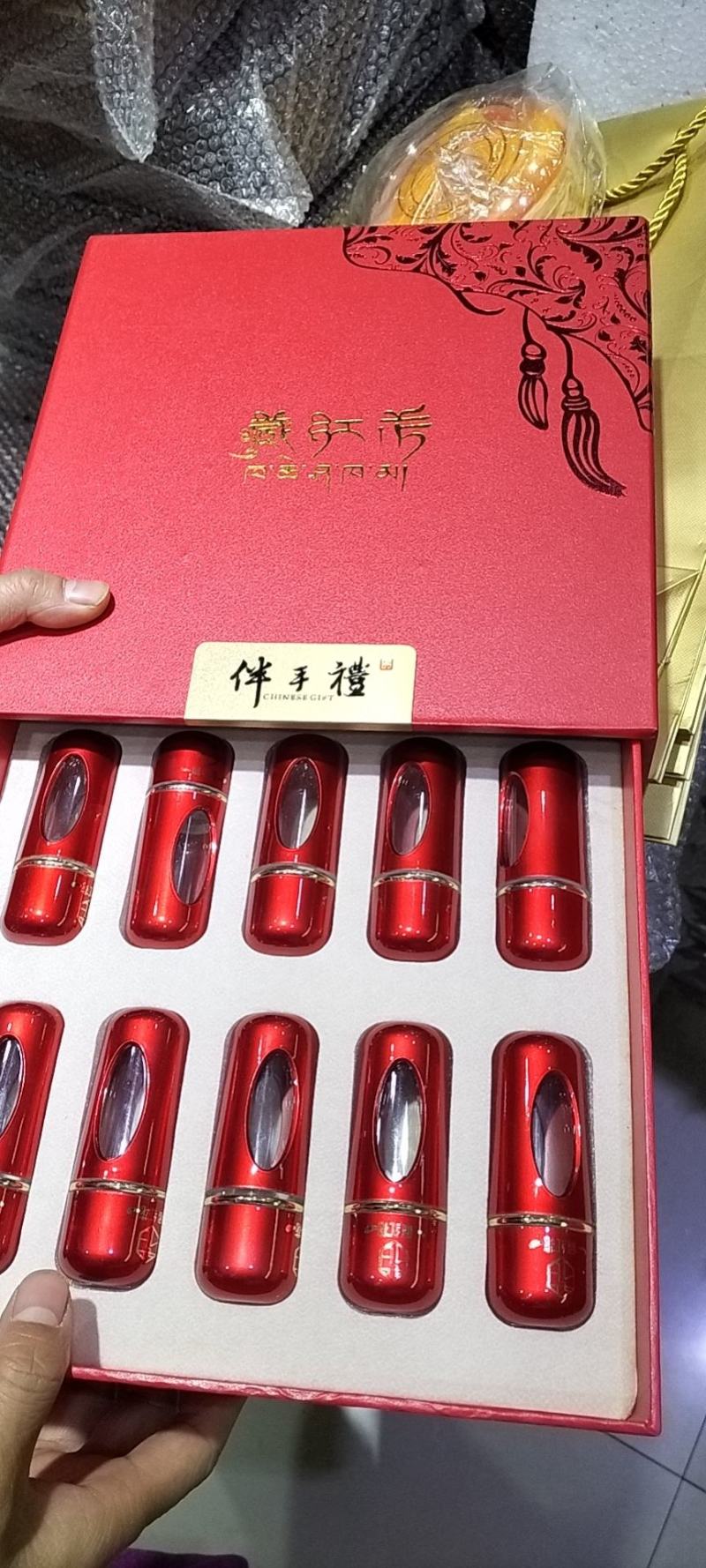 西洋参礼盒花旗参礼盒中国红礼盒伴手礼礼盒包装
