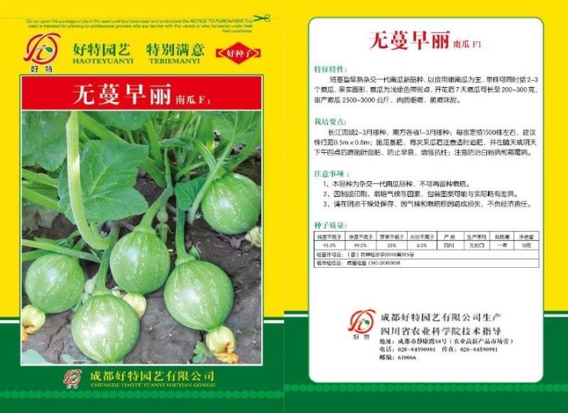 无曼早丽南瓜种子