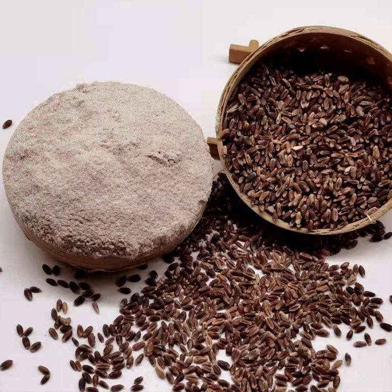 黑全麦面粉石磨家用黑麦全麦面粉含麦麸黑小麦全麦面粉包邮