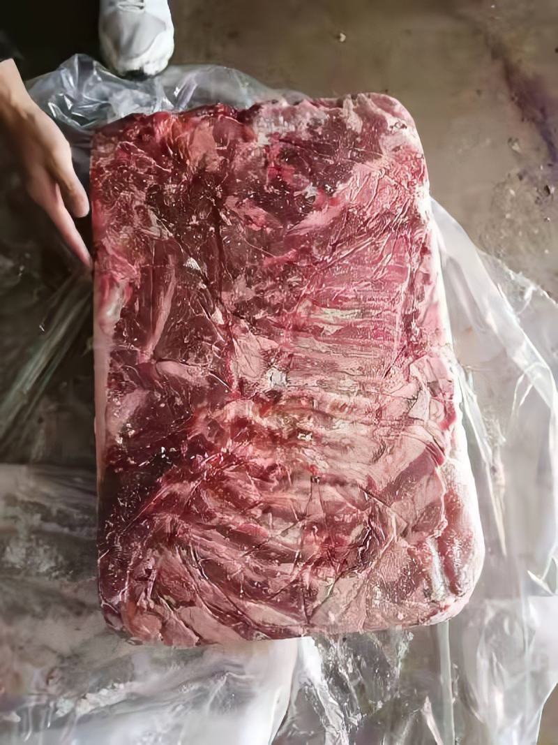 带皮羊肉带皮大羊板肉纯干无水不调理去皮也17一斤