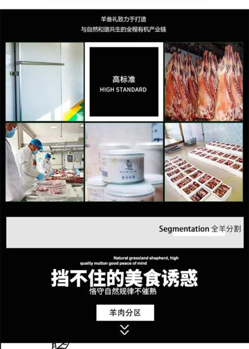【精品货源】阿尔巴斯山羊手拔肉罐头去骨四罐装，诚信经营