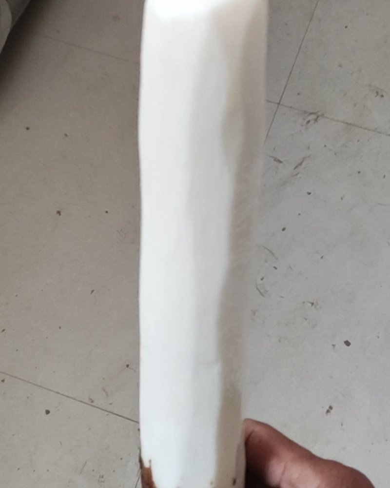 基地白玉山药陆续出货中，肉质白嫩，口感面香甜。