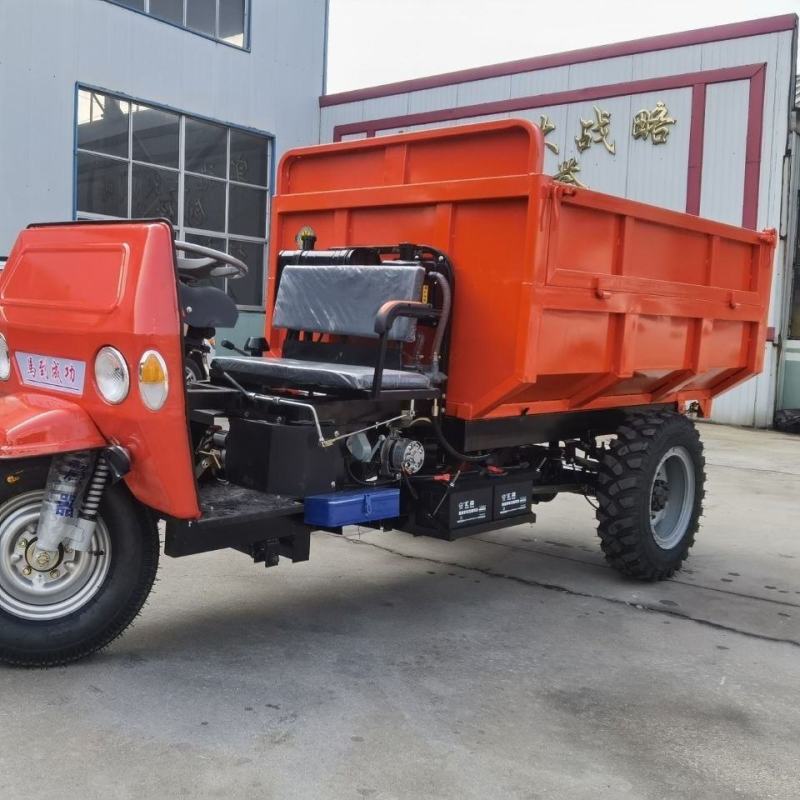 建筑五征工地农用柴油三轮车,自卸养殖场翻斗运输混凝土载重
