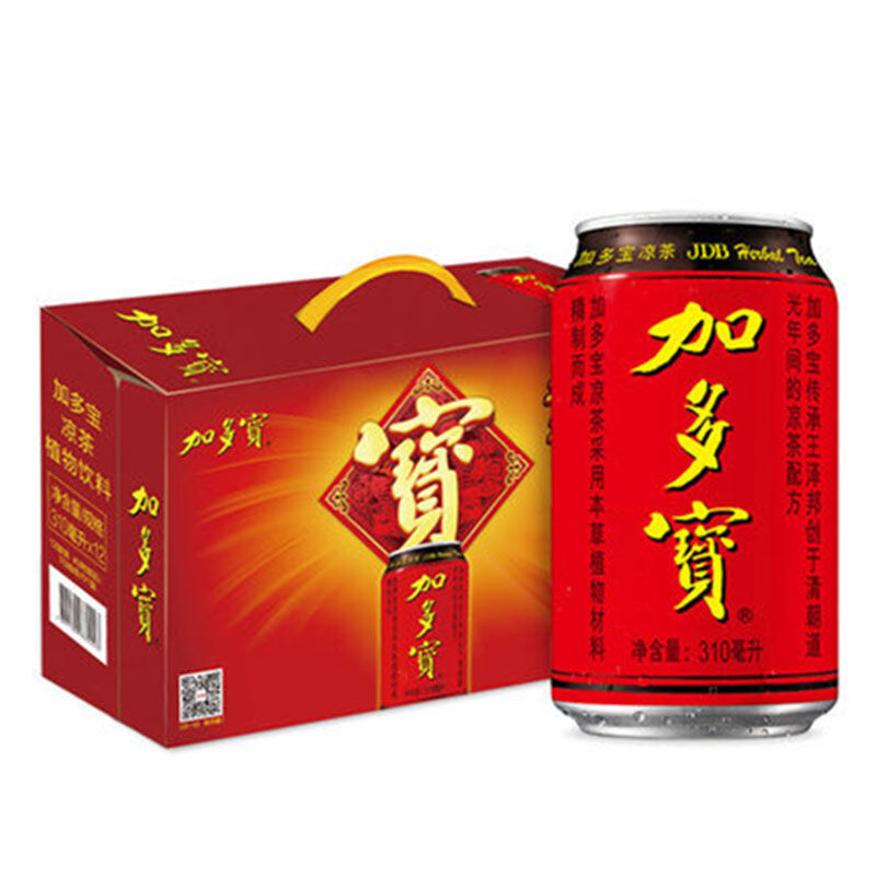 【包邮12罐加多宝】热销罐装整箱清热去火凉茶12罐加多宝