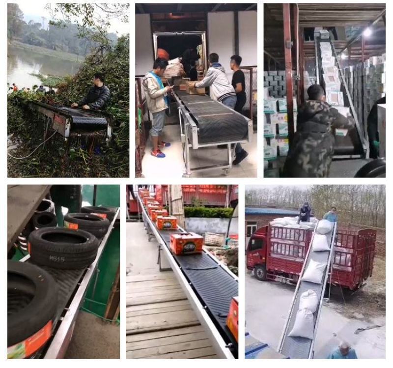折叠升降式输送机传送带装车卸货神器包运费现货即发