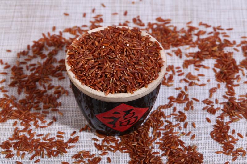 红米红梗米新米五谷大红米粗粮饭健身米低脂胚芽米
