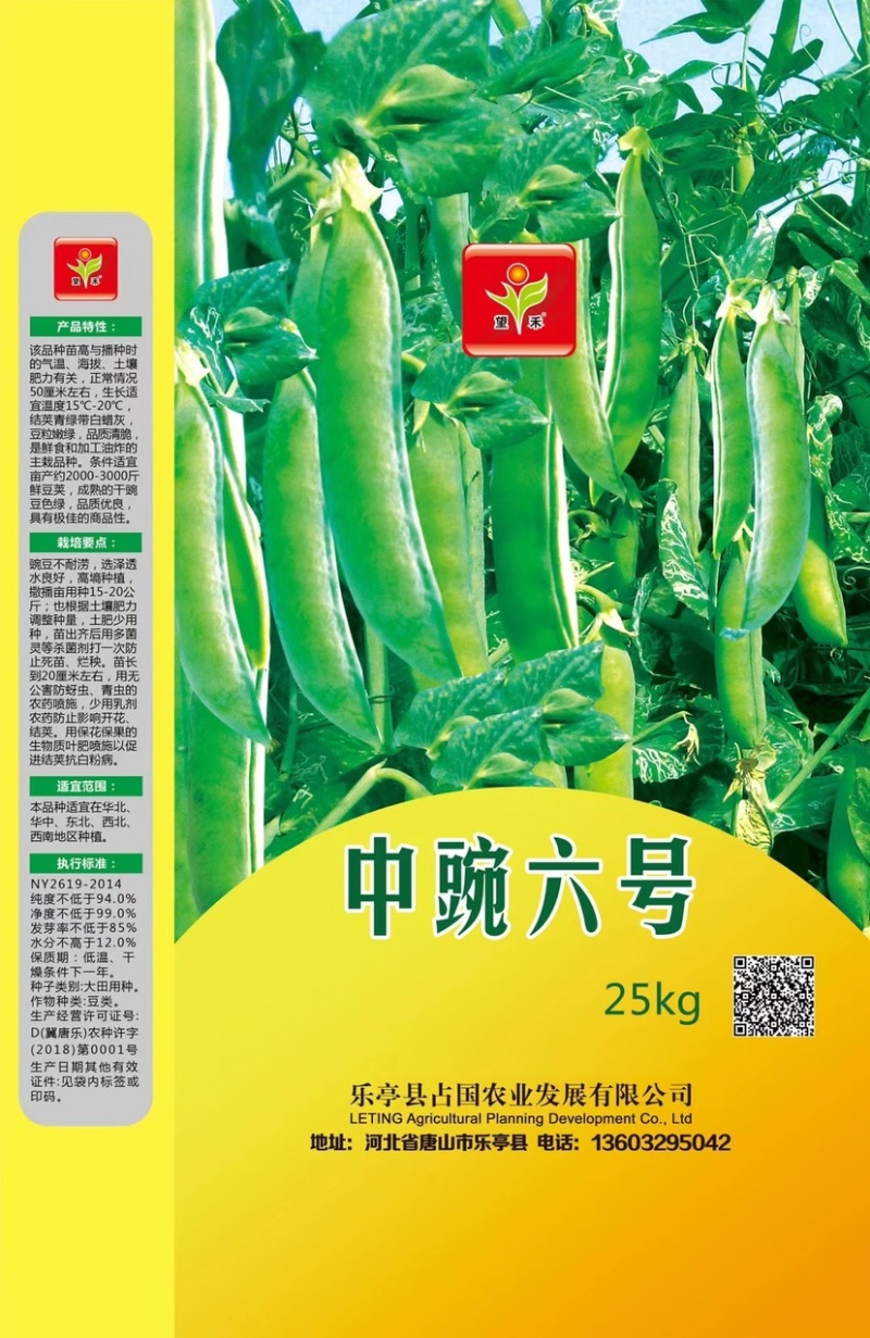 优质甜豌豆种子长寿仁早熟高产甜脆王中豌六号九号豌豆