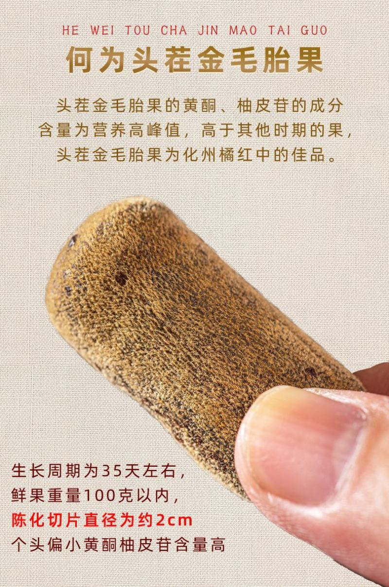 化州橘红压果假一赔三（产地直销）规格2.8cm量大从优
