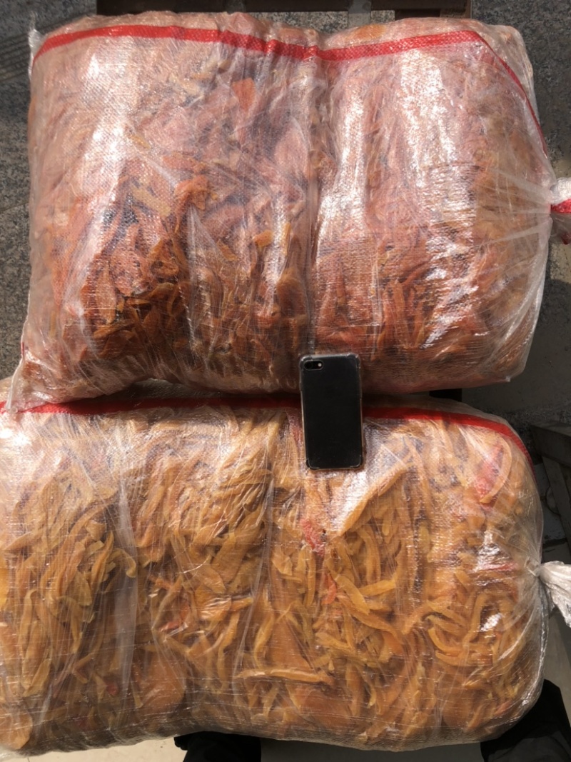红心地瓜干红心红薯干深加工花条颜色好甜袋装