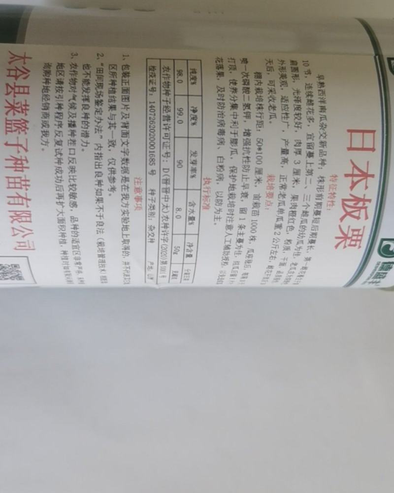 日本板栗南瓜种子黑板栗籽口感好甘面迷你型高产