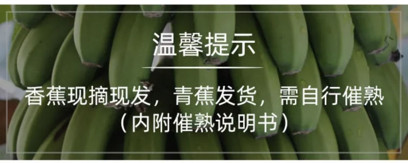 【一件代发】云南高山香蕉整箱当季水果新鲜自然熟香蕉皇帝蕉