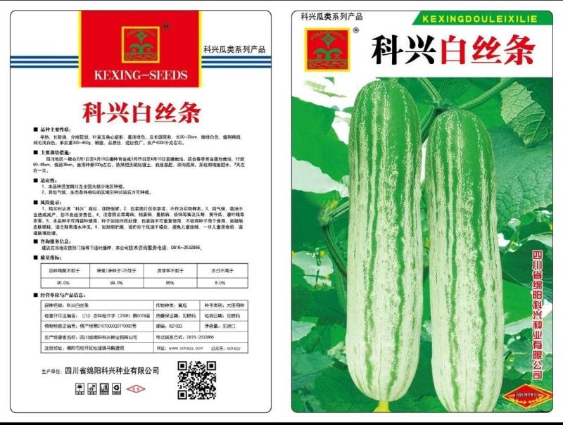 【厂家直销】白丝条黄瓜种子四川绿白黄瓜老品种旱黄瓜
