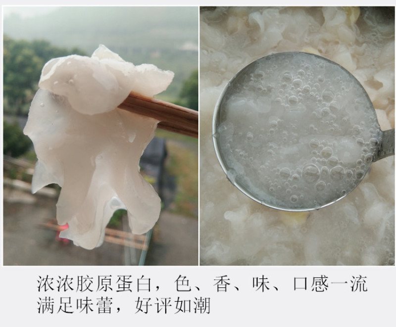 新鲜雪杉耳白木耳白色，肉厚，多胶，桂花香味