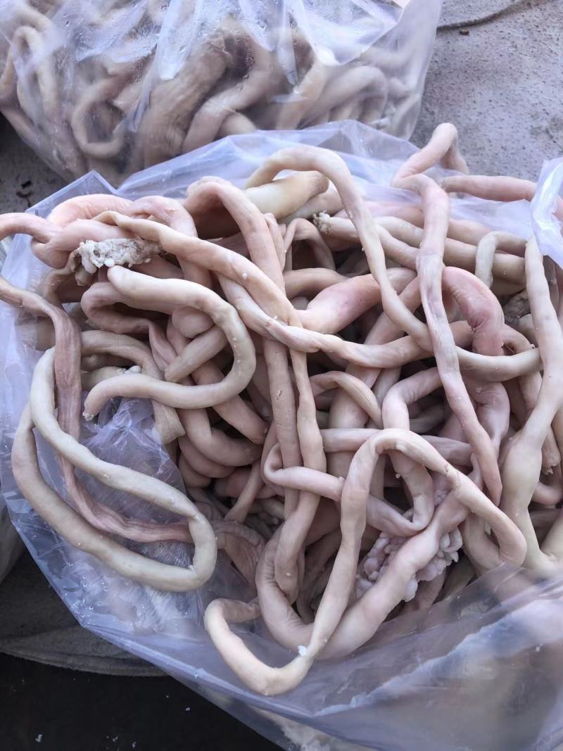 羊肠，冷链物流发货，大部分都是细的羊肠，都是现煮