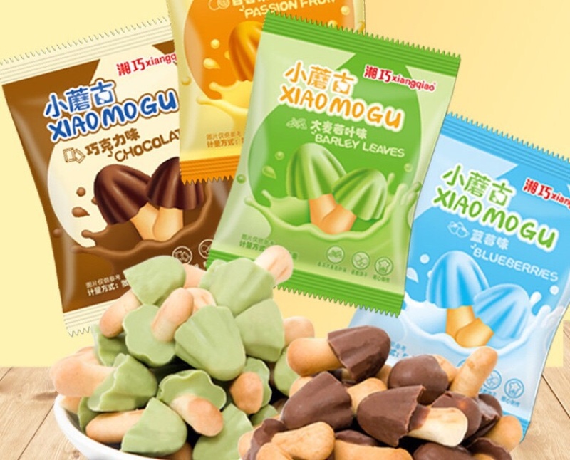 小蘑菇巧克力饼干厂家批发