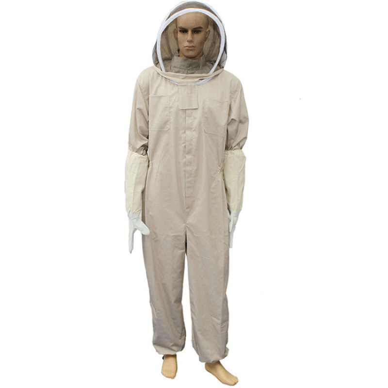 养蜂衣蜂衣蜂帽防护服出口太空服连体蜂衣手套