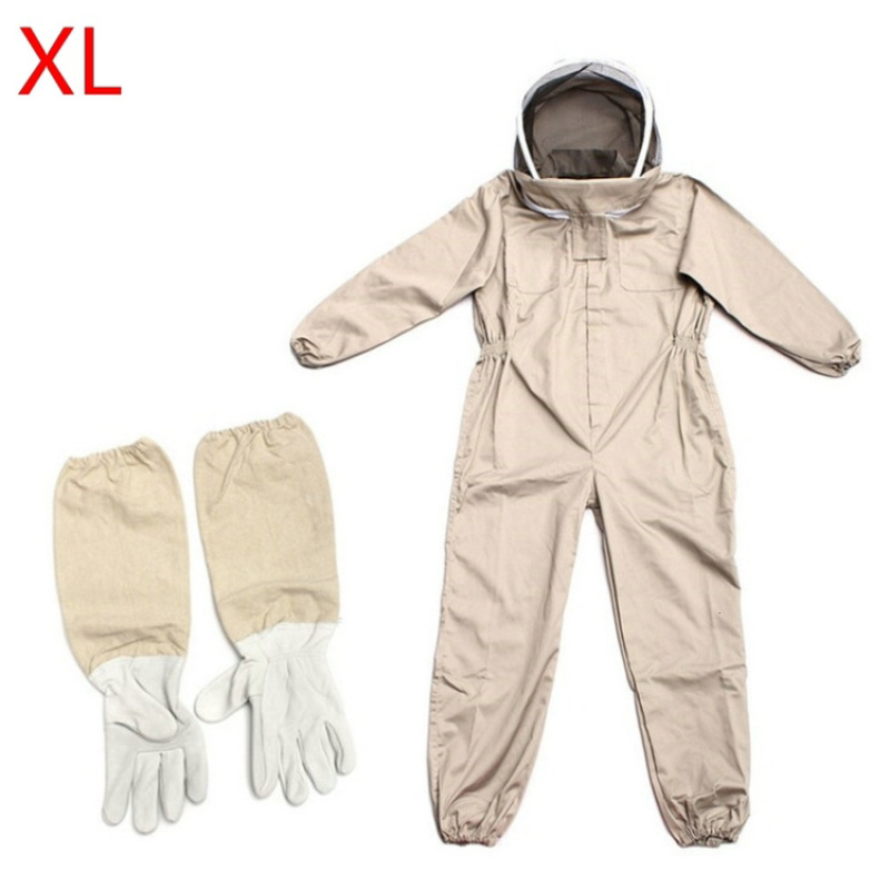 养蜂衣蜂衣蜂帽防护服出口太空服连体蜂衣手套