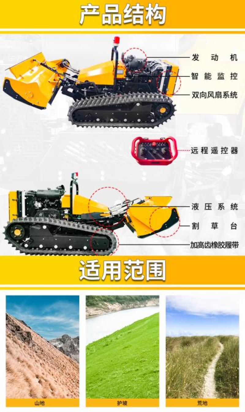 护坡割草开荒机