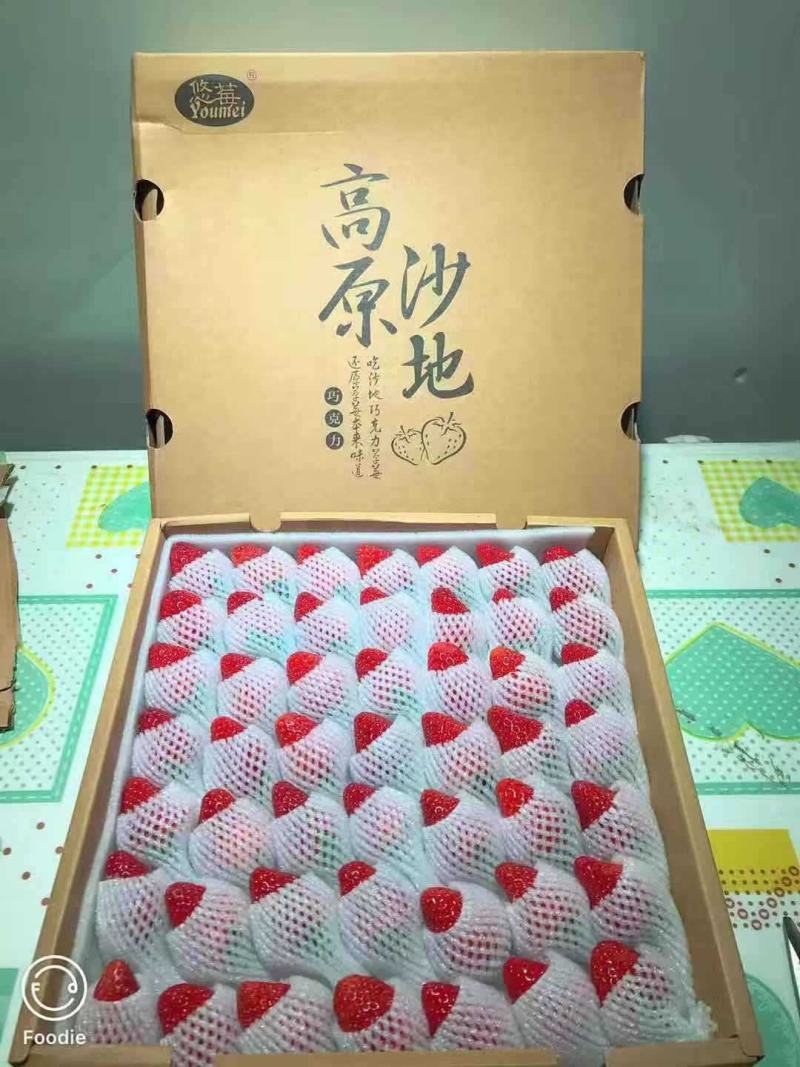 精品红颜草莓香甜可口口感香甜果大硬度好需要的老板来