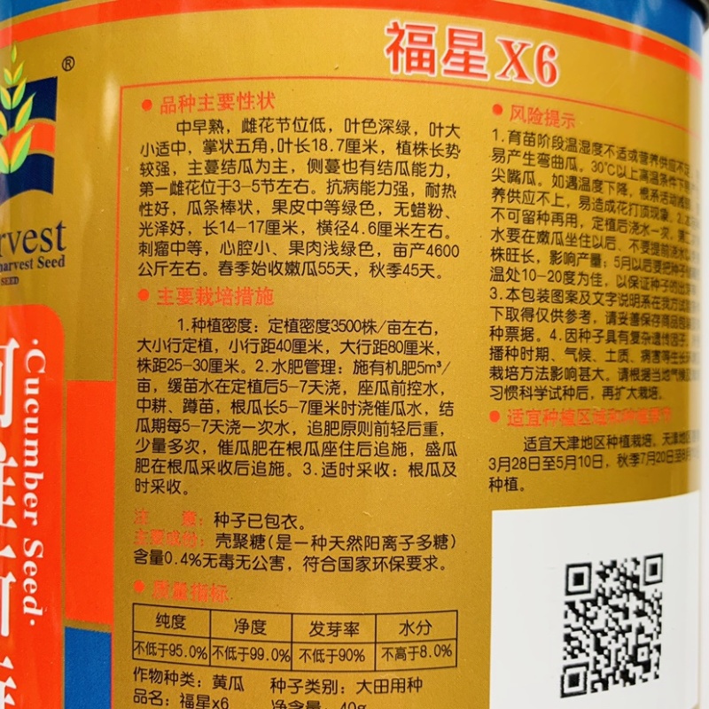 水果黄瓜种子香味浓郁甜脆嫩瓜菜基地用种春秋黄瓜种籽