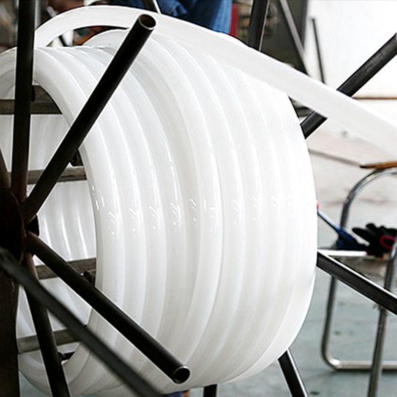 【韧性强】pe管材全新料白色塑料管自来水管观影来电