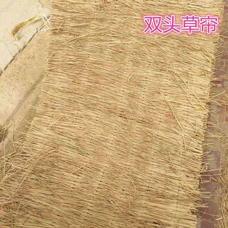 稻草帘定制蔬菜大棚保温保暖防寒草帘子道路防滑混凝土防冻草