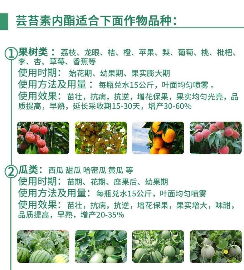 28表芸苔素内酯促进生长剂云台素增产解药害保花保果芸苔素