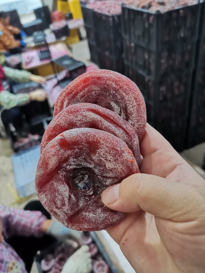 柿子饼批发广西正宗柿饼圆饼吊饼辣椒饼子大特饼