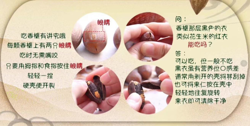 23年新炒高山老树香榧/礼盒团购/5盒1箱装/年货礼品