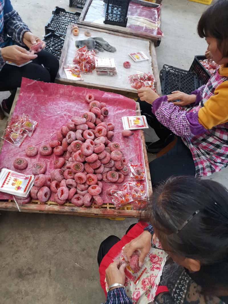 桂林柿饼独立包装手工柿饼圆饼吊饼广西手工柿饼