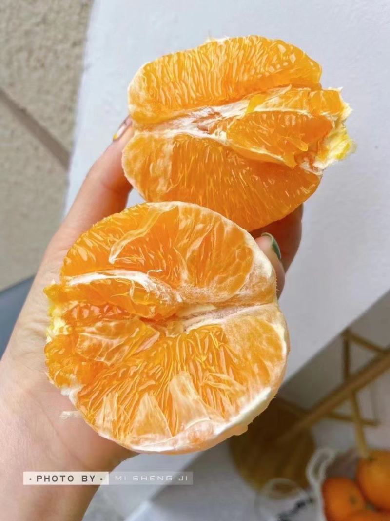 2纽荷尔脐橙果皮红色皮薄汁多口感纯甜入口化渣