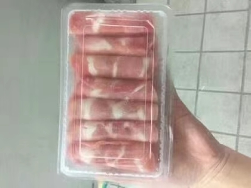 雪花鸭肉板