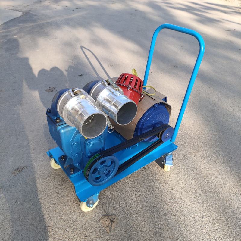 养殖抽粪排污泵吸粪泵污水泵家用抽化粪池泵便捷式小推车吸粪