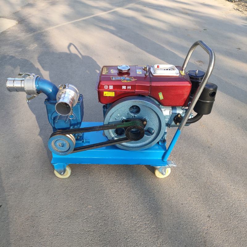 养殖抽粪排污泵吸粪泵污水泵家用抽化粪池泵便捷式小推车吸粪