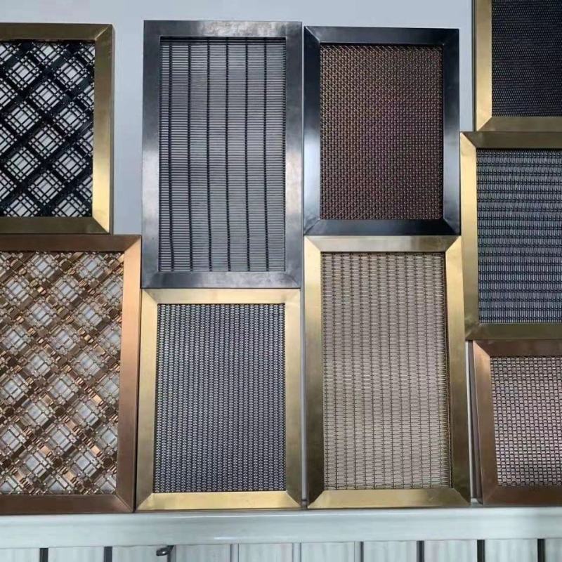 金属挂帘网垂帘窗帘酒店餐厅饭店超市展览馆吊顶隔断金属装饰