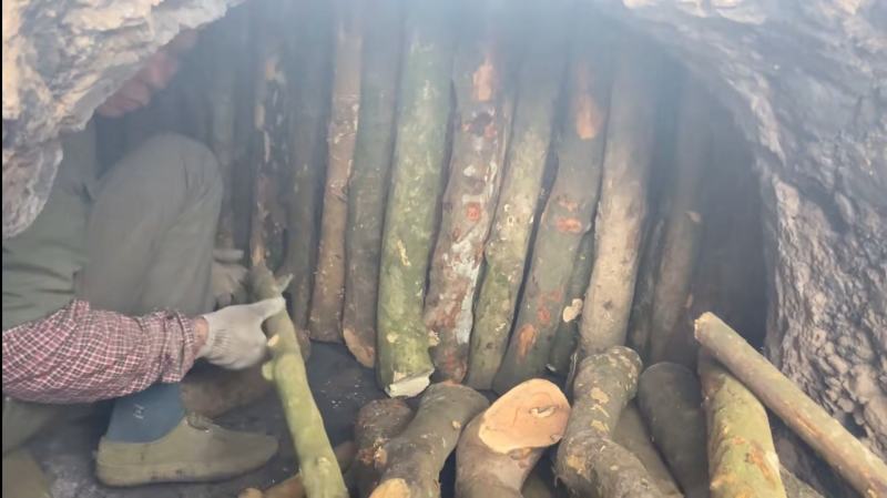 果木炭家用取暖烧烤专用木碳无烟环保易燃耐烧一箱批发