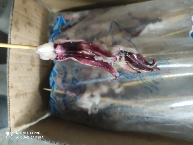 鱿鱼须烧烤鱿鱼串。