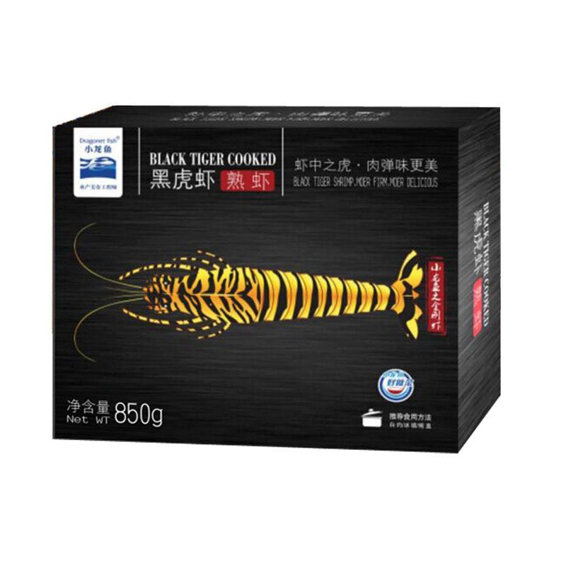 小龙鱼黑虎虾